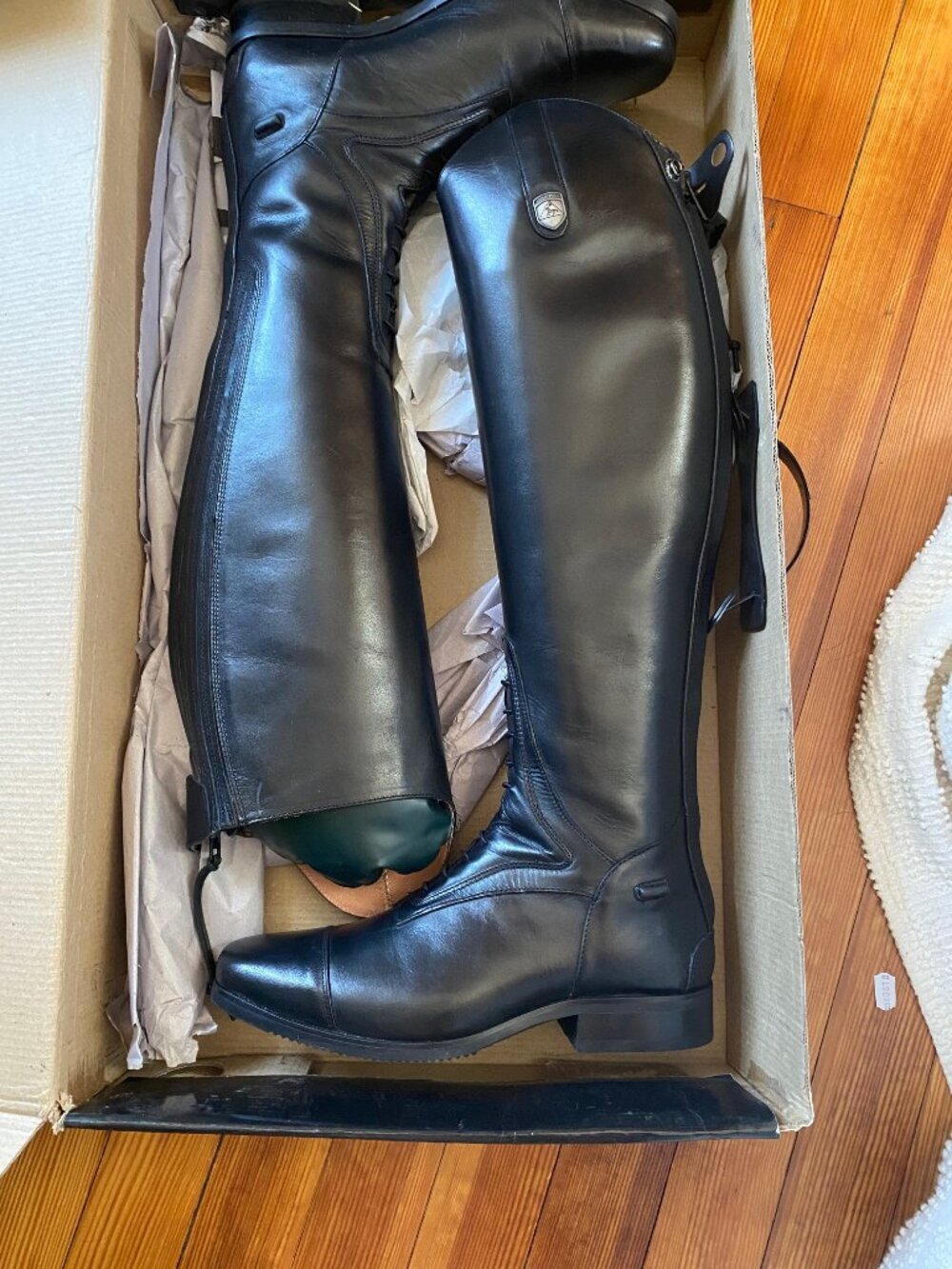 Mountain Horse Venezia Leather Tall Boot - Womens 39 (8.5) - Reg Calf & ReHeight